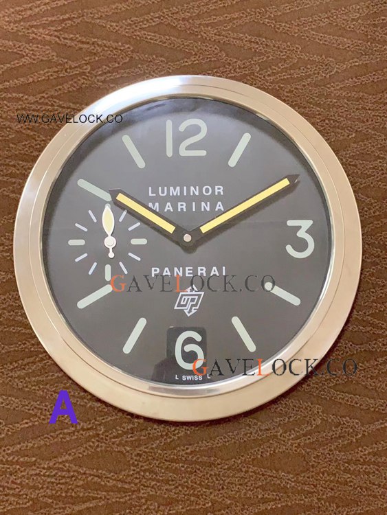 Replica Panerai Luminor Marina Silver Wall Clock - PAM005